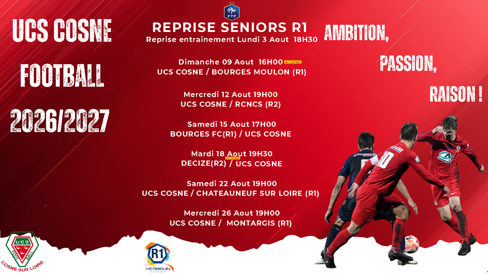 matches amicaux, derniers changements