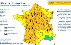 ALERTE CANICULE : suppression entraînements de U6/U7, U8/U9 et U10/U11...
