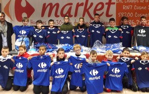 Le Père Noël est passé chez les jeunes footeux cosnois...