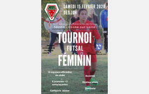 2ème tournoi Futsal 100% féminin