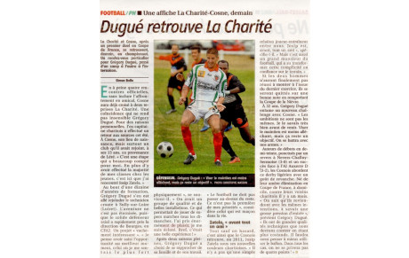 Promotion d'Honneur : Cosne outsider face à La Charité... 