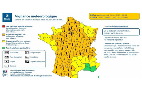 ALERTE CANICULE : suppression entraînements de U6/U7, U8/U9 et U10/U11...