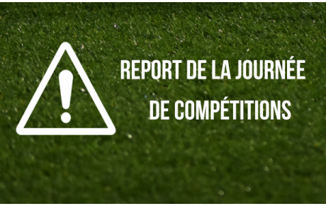 AUCUN MATCH CE WEEK-END !