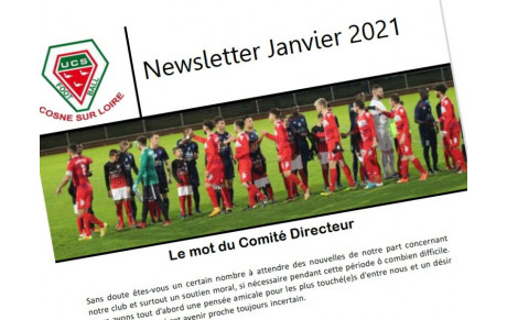 La &quot;newsletter&quot; de janvier est arrivée