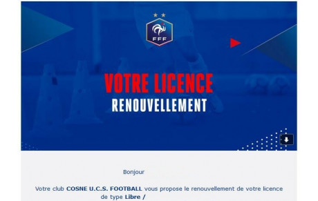 RENOUVELLEMENT LICENCES :