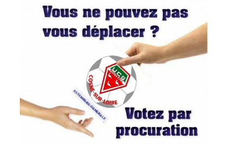 POUVOIR ASSEMBLÉE GÉNÉRALE UCS FOOT 10 JUILLET 2025
