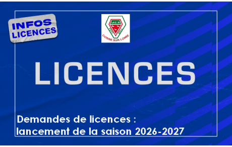 LICENCES 2026 - 2027