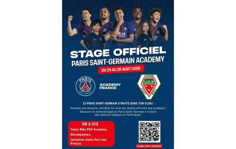 STAGE PSG ACADÉMIE