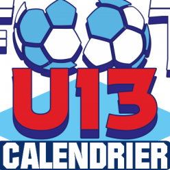LE CALENDRIER U13 EST PARU