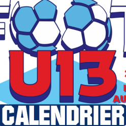 LE CALENDRIER U13 EST PARU